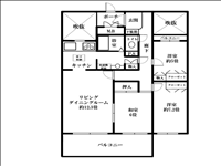 物件画像 秦野市南ヶ丘 間取図